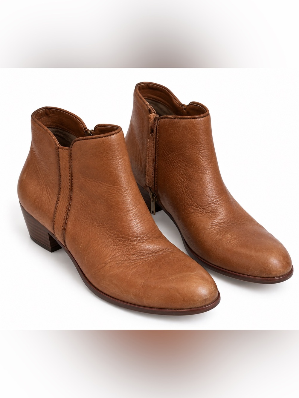 Sam Edelman Real Leather Ankle Boots — Size 10M